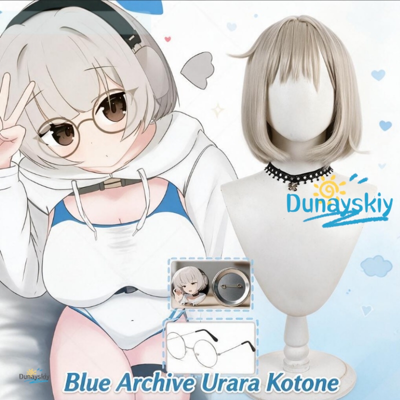 Anime Cosplay Blue Hair - Парик для ролевых игр в стиле