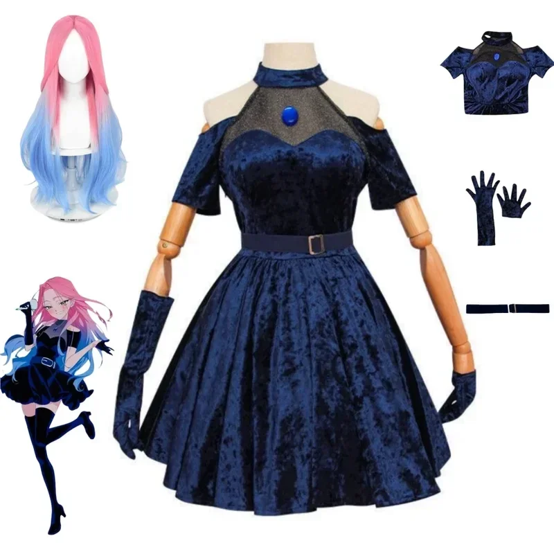 Костюм для косплея Мизи, аниме – обзор и цена Anime Cosplay Blue Hair