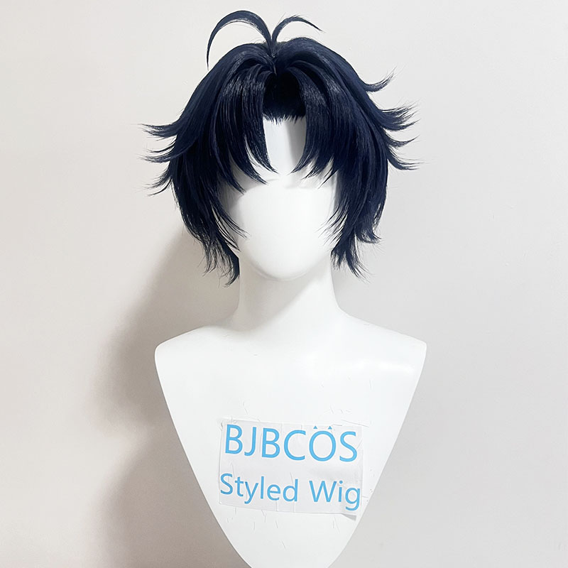 Стильный парик для косплея Аса – обзор и цена Anime Cosplay Blue Hair